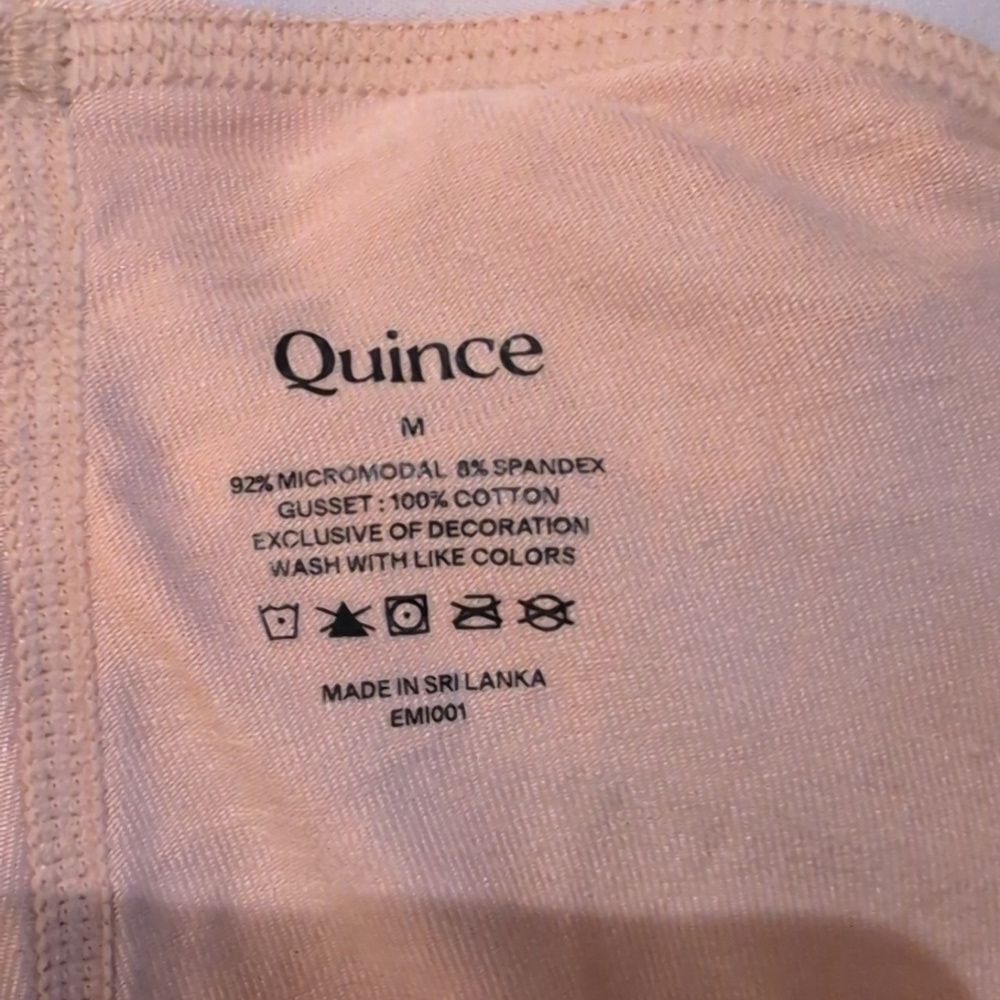 NWOT (3) Quince Ultra-Soft MicroModal Boyshort underwear size Medium no-roll - Picture 4 of 5
